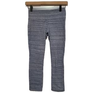 Gapfit Gfast Leggings, High Rise, Heathered Gray, Cropped, Size XS